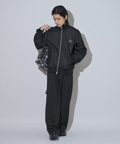 UMBRO(アンブロ)の「UMBRO/アンブロ SP Track Jacket DENIM 10oz/別注 デニム トラックジャケット(デニムジャケット・メンズ・ネイビー/ブラック・LARGE/MEDIUM/X-LARGE)」の18枚目の写真