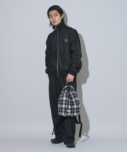 UMBRO(アンブロ)の「UMBRO/アンブロ SP Track Jacket DENIM 10oz/別注 デニム トラックジャケット(デニムジャケット・メンズ・ネイビー/ブラック・LARGE/MEDIUM/X-LARGE)」の19枚目の写真