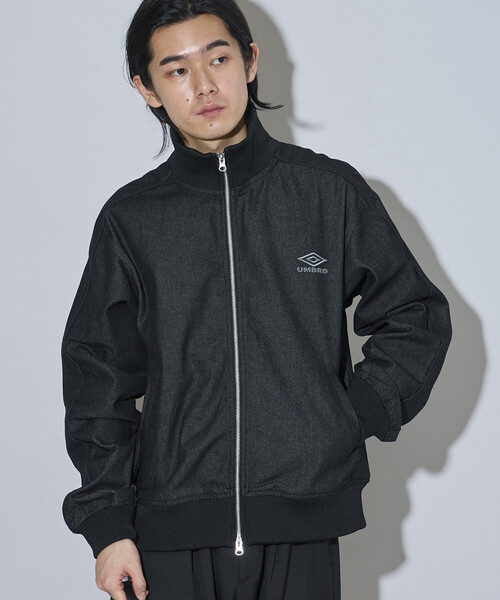 UMBRO(アンブロ)の「UMBRO/アンブロ SP Track Jacket DENIM 10oz/別注 デニム トラックジャケット(デニムジャケット・メンズ・ネイビー/ブラック・LARGE/MEDIUM/X-LARGE)」の20枚目の写真
