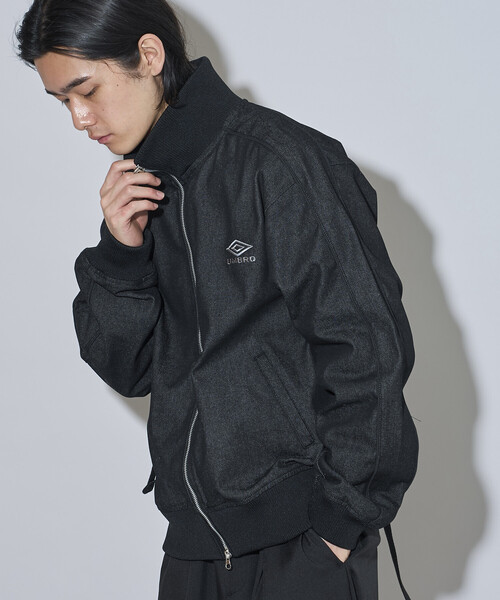 UMBRO(アンブロ)の「UMBRO/アンブロ SP Track Jacket DENIM 10oz/別注 デニム トラックジャケット(デニムジャケット・メンズ・ネイビー/ブラック・LARGE/MEDIUM/X-LARGE)」の22枚目の写真