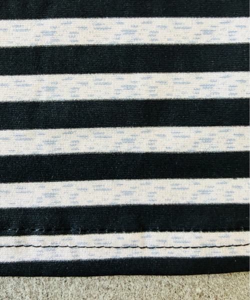 SHEPP(シープ)の「マルチボーダーコンパクト半袖T カットソー(Tシャツ/カットソー・レディース・ブラック/レッド・M/L)」の17枚目の写真