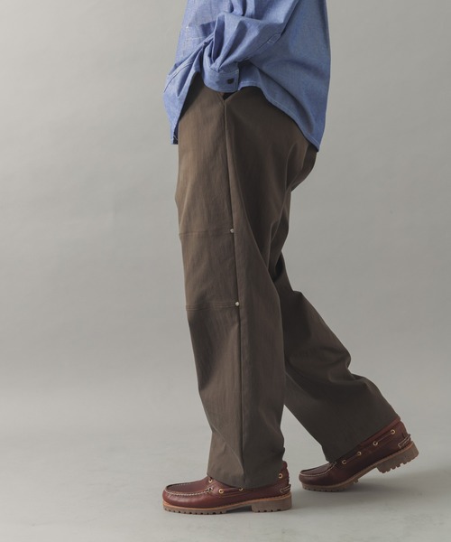 ITEMS URBANRESEARCH（アイテムズ アーバンリサーチ）の「リファインド ダブルニー ワークパンツ（その他パンツ・メンズ・オリーブ/グレー/ブラック・MEDIUM/LARGE）」の3枚目の写真