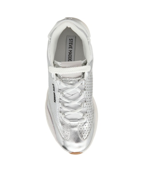 STEVE MADDEN(スティーブマデン)の「メタリックローカットスニーカー/S.MADDEN COLLECTOR-XA(スニーカー・レディース・ブラック×シルバー/シルバー・24.0cm/23.5-24/23.5cm/23.0cm/22.5cm/24.5cm)」の13枚目の写真