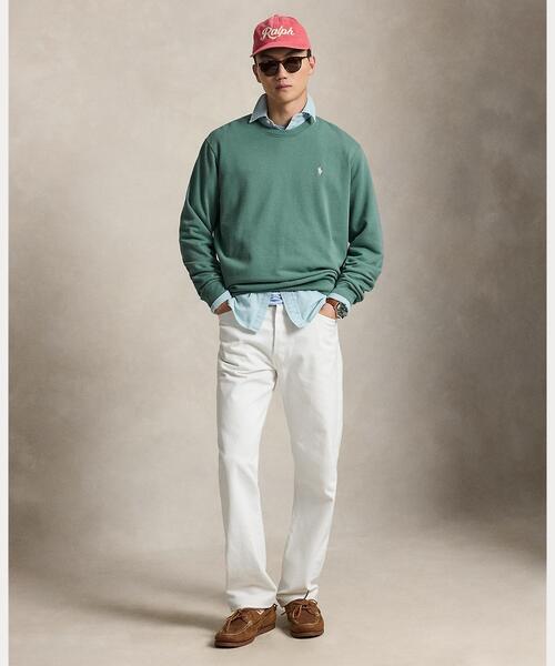 POLO RALPH LAUREN(ポロ ラルフ ローレン)の「ループバック フリース スウェットシャツ(スウェット・メンズ・グリーン・S/M/L)」の3枚目の写真