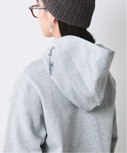 CHIC STYLE(シックスタイル)の「綿100%プリントフーディ<大きいサイズ有>シックスタイル(パーカー・レディース・杢グレー/ネイビー・3L/LL/L/M/5L/4L)」の18枚目の写真