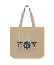 BEENTRILL（ビントリル）の「GRAPHICBYAJO BAG(ベージュ)（エコバッグ/サブバッグ）」
