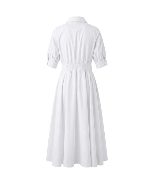 Rose Muse(ロゼミューズ)の「Bow tie shirts dress(シャツワンピース・レディース・ネイビー/アイボリー/ベージュ・FREE)」の11枚目の写真