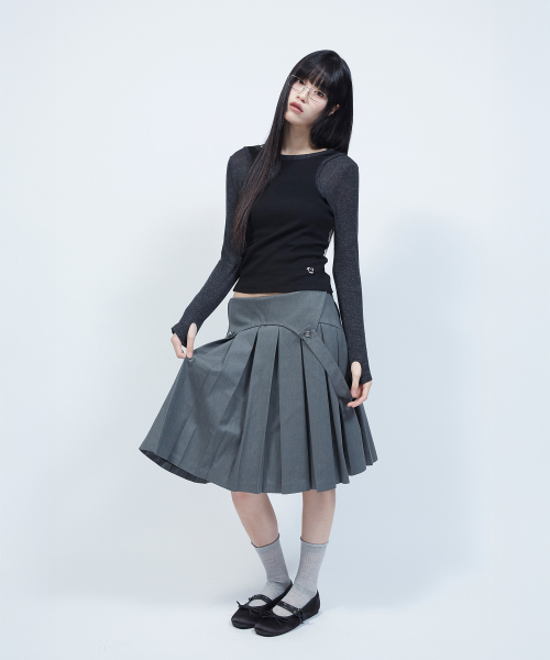 LMR(エルエムアール)の「スリムリブレイヤード長袖TシャツBLACK(Tシャツ/カットソー・レディース・ブラック・SMALL/MEDIUM)」の10枚目の写真
