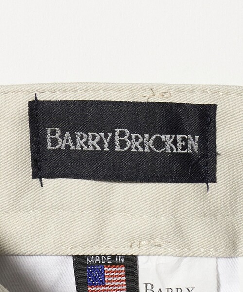 BARRY BRICKEN(バリーブリッケン)の「<BARRY BRICKEN> 2プリーツ チノパンツ(チノパンツ・メンズ・オリーブ/ベージュ・34inch/32inch)」の16枚目の写真