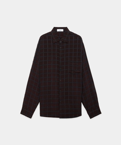 marka SEMI SPREAD COLLAR SHIRT — рубашка с полу‑распахивающимся воротником