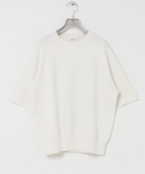 URBAN RESEARCH(アーバンリサーチ)の「コットンカシミヤハーフスリーブニット(ニット/セーター・レディース・ブルー系その他/グレー/オフホワイト・FREE)」の11枚目の写真