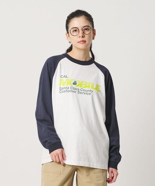 HEAR MY NAME(ヒアマイネーム)の「【別注】<HEAR MY NAME>ラグラン ロングスリーブ Tシャツ(Tシャツ/カットソー・レディース・ネイビー/レッド/オリーブ・FREE)」の3枚目の写真