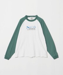 HEAR MY NAME（ヒアマイネーム）の「【別注】＜HEAR MY NAME＞ラグラン ロングスリーブ Tシャツ（Tシャツ/カットソー）」