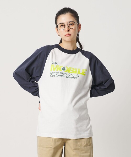HEAR MY NAME(ヒアマイネーム)の「【別注】<HEAR MY NAME>ラグラン ロングスリーブ Tシャツ(Tシャツ/カットソー・レディース・ネイビー/レッド/オリーブ・FREE)」の7枚目の写真