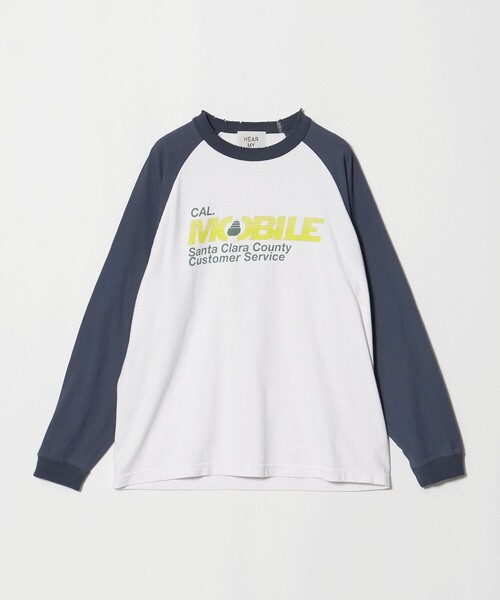 HEAR MY NAME(ヒアマイネーム)の「【別注】<HEAR MY NAME>ラグラン ロングスリーブ Tシャツ(Tシャツ/カットソー・レディース・ネイビー/レッド/オリーブ・FREE)」の15枚目の写真