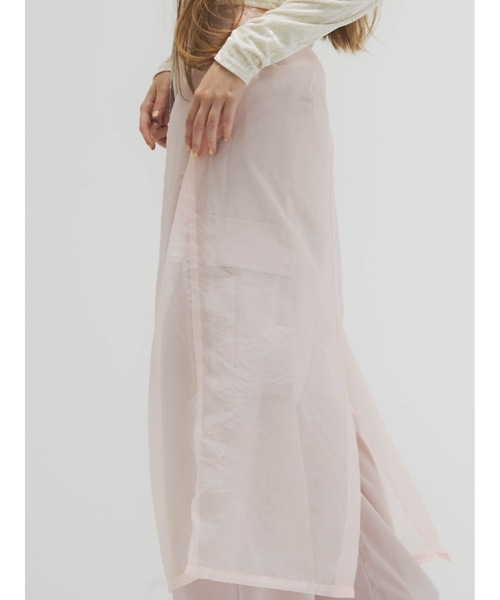 Katrin TOKYO(カトリーントーキョー)の「belted sheer skirt(スカート・レディース・ピンク/アイボリー/ブラウン・XS/FREE)」の16枚目の写真