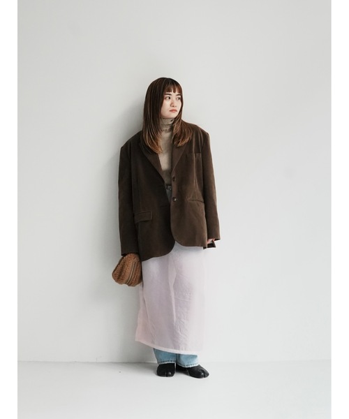 Katrin TOKYO(カトリーントーキョー)の「belted sheer skirt(スカート・レディース・ピンク/アイボリー/ブラウン・XS/FREE)」の18枚目の写真