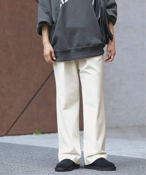 JOURNAL STANDARD relume(ジャーナルスタンダード レリューム)の「《追加2 / 新色》サーモサキソニー裏起毛パンツ(スラックス・レディース・アイボリー・38/40/36)」の18枚目の写真