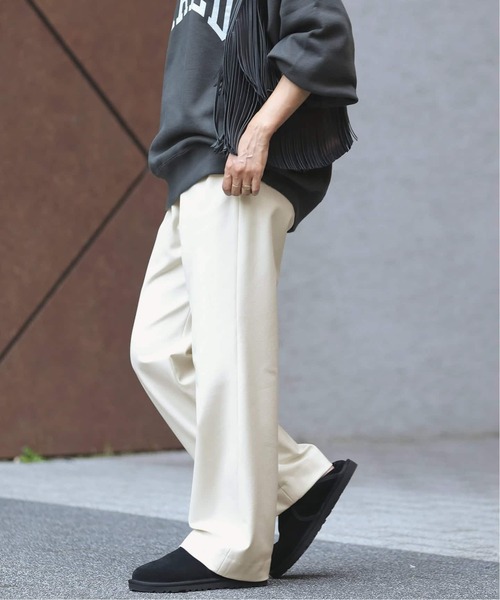 JOURNAL STANDARD relume(ジャーナルスタンダード レリューム)の「《追加2 / 新色》サーモサキソニー裏起毛パンツ(スラックス・レディース・アイボリー・38/40/36)」の20枚目の写真