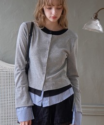 ダブルレイヤードトップス/Double-layered top