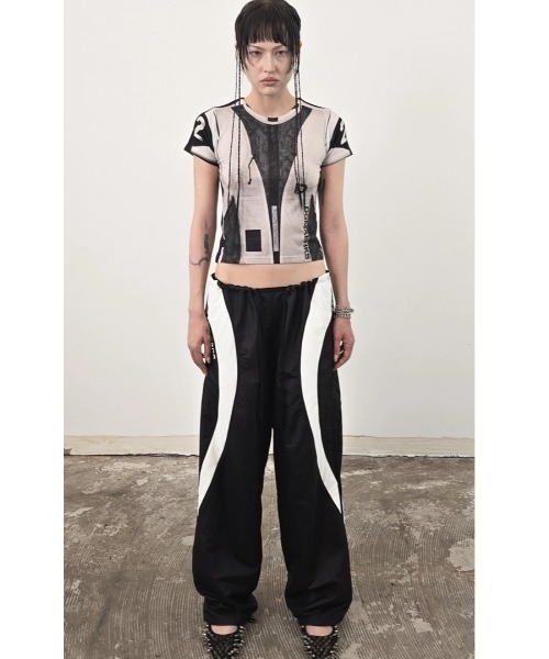L.H.P(エルエイチピー)の「DOGMA EHKS/ドグマエークス/TROMPE-L'EIL ACTIVEWEAR C-Tee(Tシャツ/カットソー・レディース・グレー・F)」の5枚目の写真