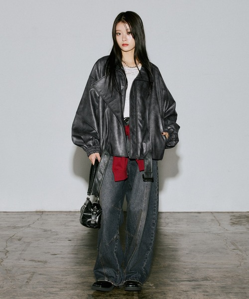PAGEBOY(ページボーイ)の「ベロアレース2WAYロングスリーブ【前後2WAY】(Tシャツ/カットソー・レディース・ローズ/ターコイズブルー/オフホワイト/ブラック・FREE)」の10枚目の写真