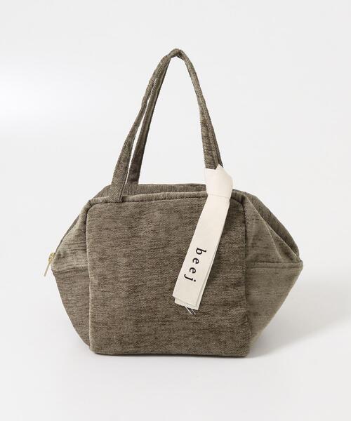 URBAN RESEARCH DOORS(アーバンリサーチドアーズ)の「『別注』beej×DOORS シェニールハンドバッグ(ハンドバッグ・レディース・カーキ/マスタード・ONE)」の13枚目の写真
