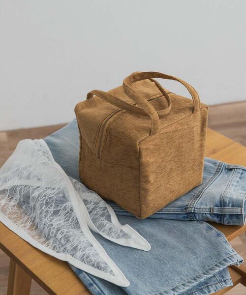 URBAN RESEARCH DOORS(アーバンリサーチドアーズ)の「『別注』beej×DOORS シェニールハンドバッグ(ハンドバッグ・レディース・カーキ/マスタード・ONE)」の10枚目の写真