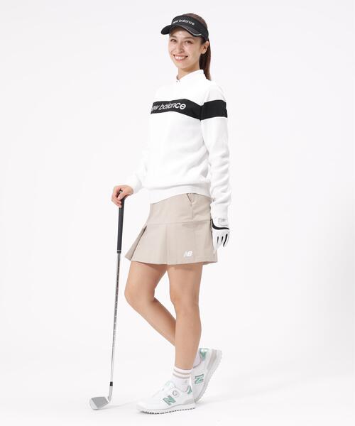 New Balance Golf（ニューバランスゴルフ）の「ラメロゴ クルーネック ニット プルオーバー (WOMENS)（ニット/セーター・レディース・ホワイト/ブラック/ベージュ系その他2・LARGE/MEDIUM/SMALL）」の19枚目の写真
