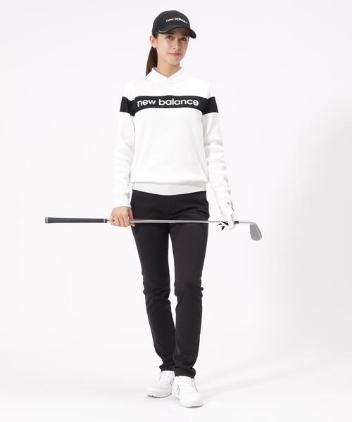 New Balance Golf（ニューバランスゴルフ）の「ラメロゴ クルーネック ニット プルオーバー (WOMENS)（ニット/セーター・レディース・ホワイト/ブラック/ベージュ系その他2・LARGE/MEDIUM/SMALL）」の20枚目の写真