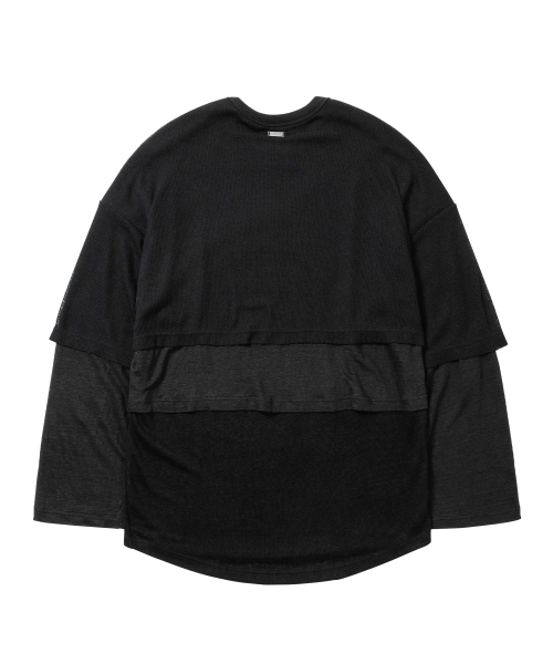 AJOBYAJO（アジョバイアジョ）の「トリプルレイヤード ロングスリーブ [BLACK]（Tシャツ/カットソー・レディース・その他・X-LARGE/MEDIUM/LARGE）」の5枚目の写真