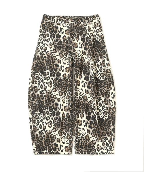 JOINT WORKS(ジョイントワークス)の「アニマルパターン カーブ PANTS / J ANIMAL PATTERN CURVE PT(デニムパンツ・レディース・オートミール/ブラック系その他・LARGE/MEDIUM)」の2枚目の写真