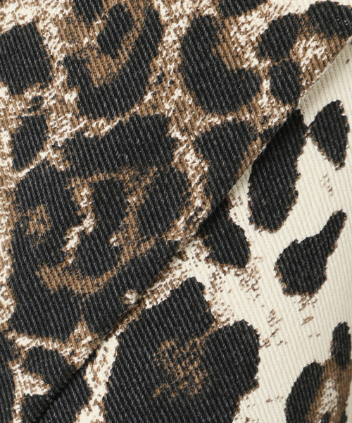 JOINT WORKS(ジョイントワークス)の「アニマルパターン カーブ PANTS / J ANIMAL PATTERN CURVE PT(デニムパンツ・レディース・オートミール/ブラック系その他・LARGE/MEDIUM)」の15枚目の写真