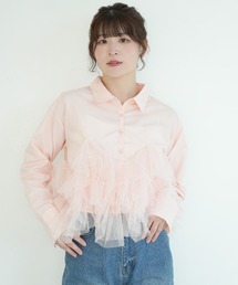 Nulli（ヌリ）の「チュールフリルシャツ（シャツ/ブラウス）」