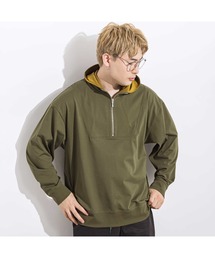LIBERCORE par BEBE（リベルコアパルベベ）の「BIGセーラーカラープレーティング天竺フーディー親子お揃い 大人(140~175cm)（パーカー）」