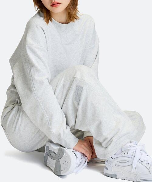 UNDER ARMOUR(アンダーアーマー)の「UAエッセンシャル テリー エンブロイダリー パンツ(ライフスタイル/レディース)(その他パンツ・レディース・グレー・L/XL/M)」の7枚目の写真
