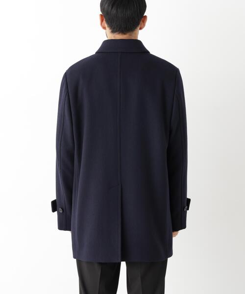 NANO universe(ナノユニバース)の「「NEW ON COAT」ウール/Nショートステンカラーコート(ステンカラーコート・メンズ・ネイビー/ブラウン系その他4・S/M/L)」の18枚目の写真