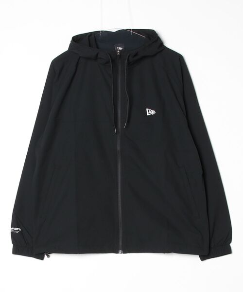 NEW ERA(ニューエラ)の「ニューエラ NEW ERA PA STRETCH WOVEN JKT BOX LOGO BLK(その他アウター・メンズ・ブラック・L/M/LL)」の1枚目の写真