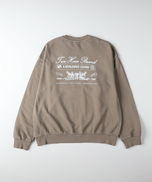 Levi's(リーバイス)の「Levi's サンセットクルーネックスウェット(Tシャツ/カットソー・メンズ・ライトベージュ・03/04/05)」の1枚目の写真