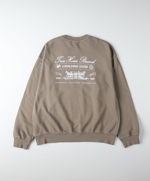Levi's(リーバイス)の「Levi's サンセットクルーネックスウェット(Tシャツ/カットソー・メンズ・ライトベージュ・03/04/05)」の3枚目の写真
