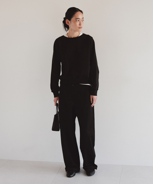 BLANKROOM HER(ブランクルームウーマン)の「マルロ パンツ_BLACK(その他パンツ・レディース・その他・0/1/2)」の4枚目の写真