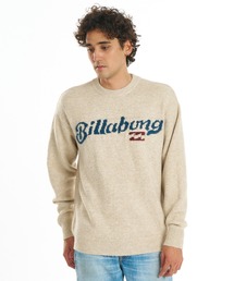 BILLABONG メンズ CREW NECK セーター 【2026年秋冬モデル】/ビラボンロゴニット