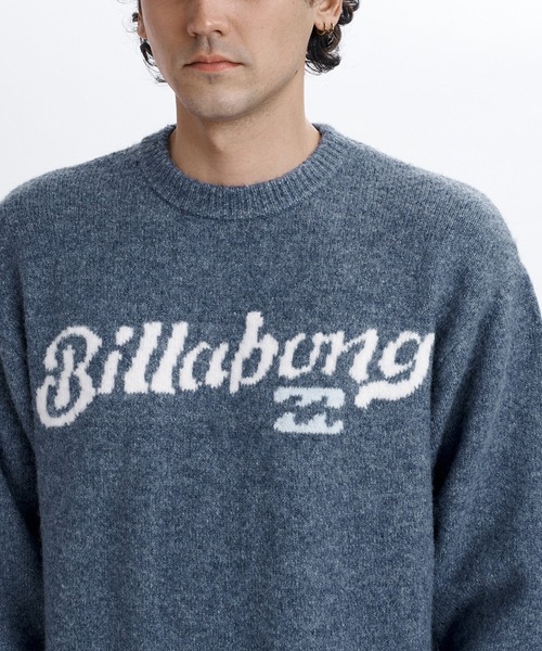 BILLABONG(ビラボン)の「BILLABONG メンズ CREW NECK セーター 【2026年秋冬モデル】/ビラボンロゴニット(ニット/セーター・メンズ・オートミール/パープル系その他/ブルー系その他・LARGE/MEDIUM)」の9枚目の写真