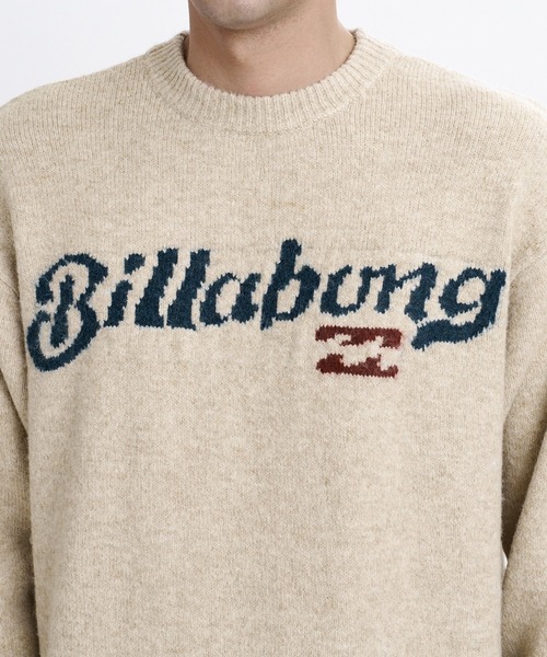 BILLABONG(ビラボン)の「BILLABONG メンズ CREW NECK セーター 【2026年秋冬モデル】/ビラボンロゴニット(ニット/セーター・メンズ・オートミール/パープル系その他/ブルー系その他・LARGE/MEDIUM)」の5枚目の写真