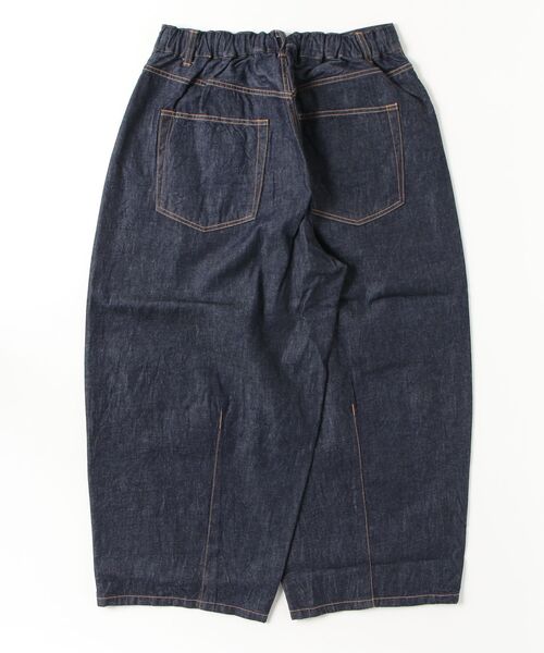 is-ness（イズネス）の「is-ness / イズネス：5-Pocket Balloon Pants (Enzyme Wash)：1006AWBALOON5PK01-2[NOA]（デニムパンツ・メンズ・インディゴブルー・M）」の2枚目の写真