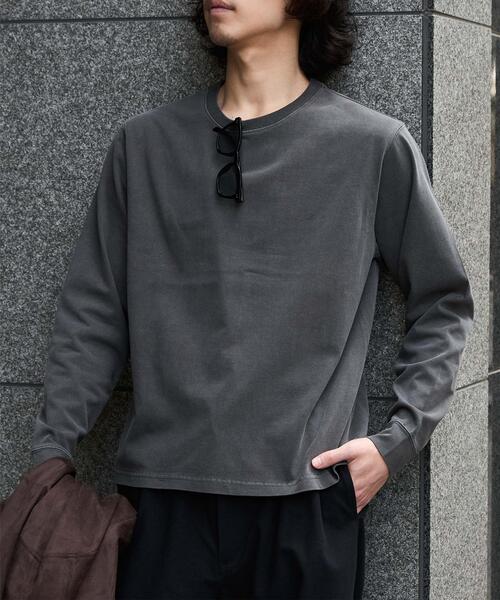 セール】WEB限定/度詰めプレーティングフェードカラークロップドT