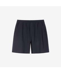BASIC HOUSE（ベーシックハウス）の「ストレッチ ハーフパンツ ブラック（その他パンツ）」