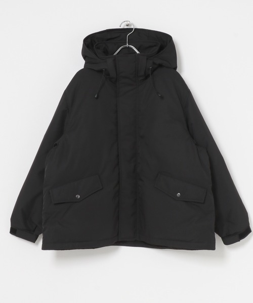 ITEMS URBANRESEARCH（アイテムズ アーバンリサーチ）の「フードミドルダウンジャケット（ダウンジャケット/コート・レディース・ブラウン/ブラック・FREE）」の20枚目の写真