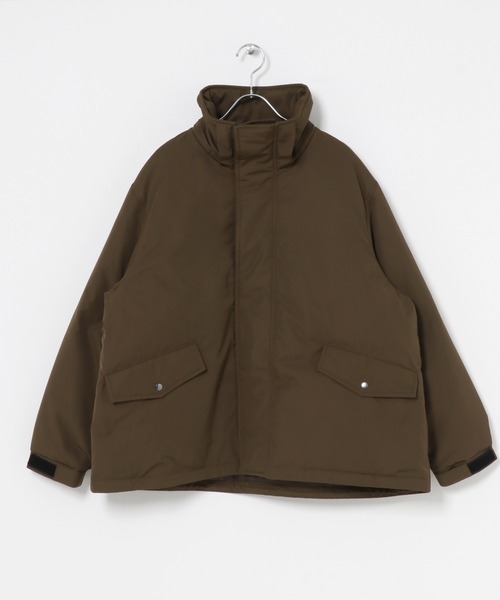 ITEMS URBANRESEARCH（アイテムズ アーバンリサーチ）の「フードミドルダウンジャケット（ダウンジャケット/コート・レディース・ブラウン/ブラック・FREE）」の8枚目の写真
