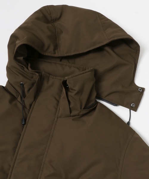 ITEMS URBANRESEARCH（アイテムズ アーバンリサーチ）の「フードミドルダウンジャケット（ダウンジャケット/コート・レディース・ブラウン/ブラック・FREE）」の7枚目の写真